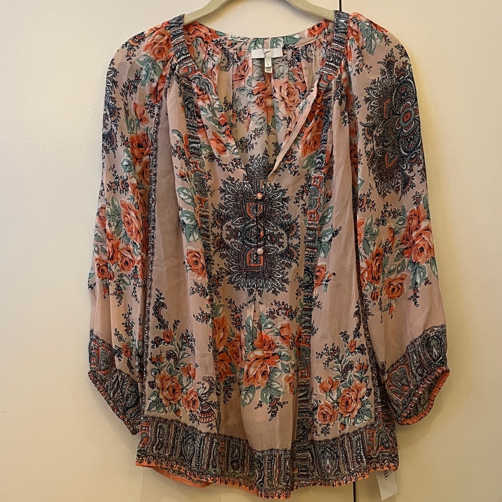Joie Multicolor Floral Blouse